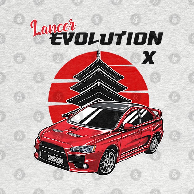 Lancer Evolution X by mirailecs